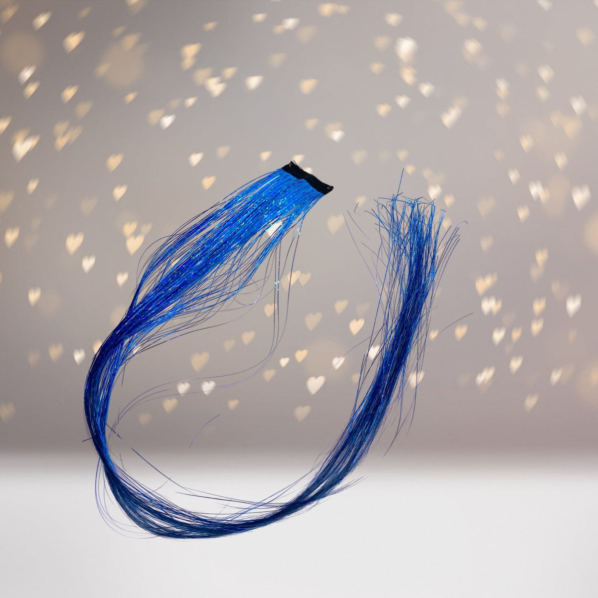 Hair Clip - Turquoise Hologram Hair Tinsel Extension