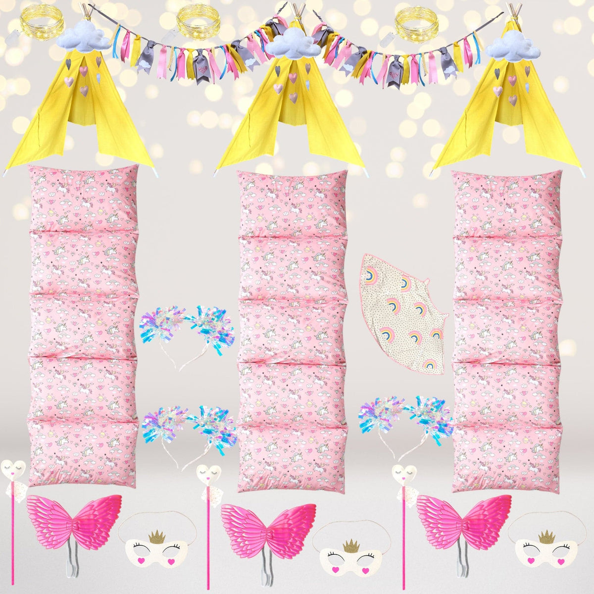 Party Bundle - Unicorn Sleepover Party Set