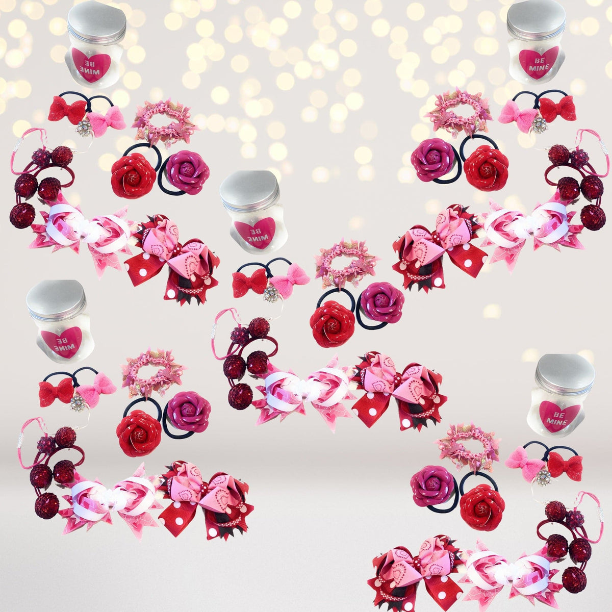 Party Favor - Valentine's Day Party Favor Jars, Valentine's Day Gift, 60 Pc Set