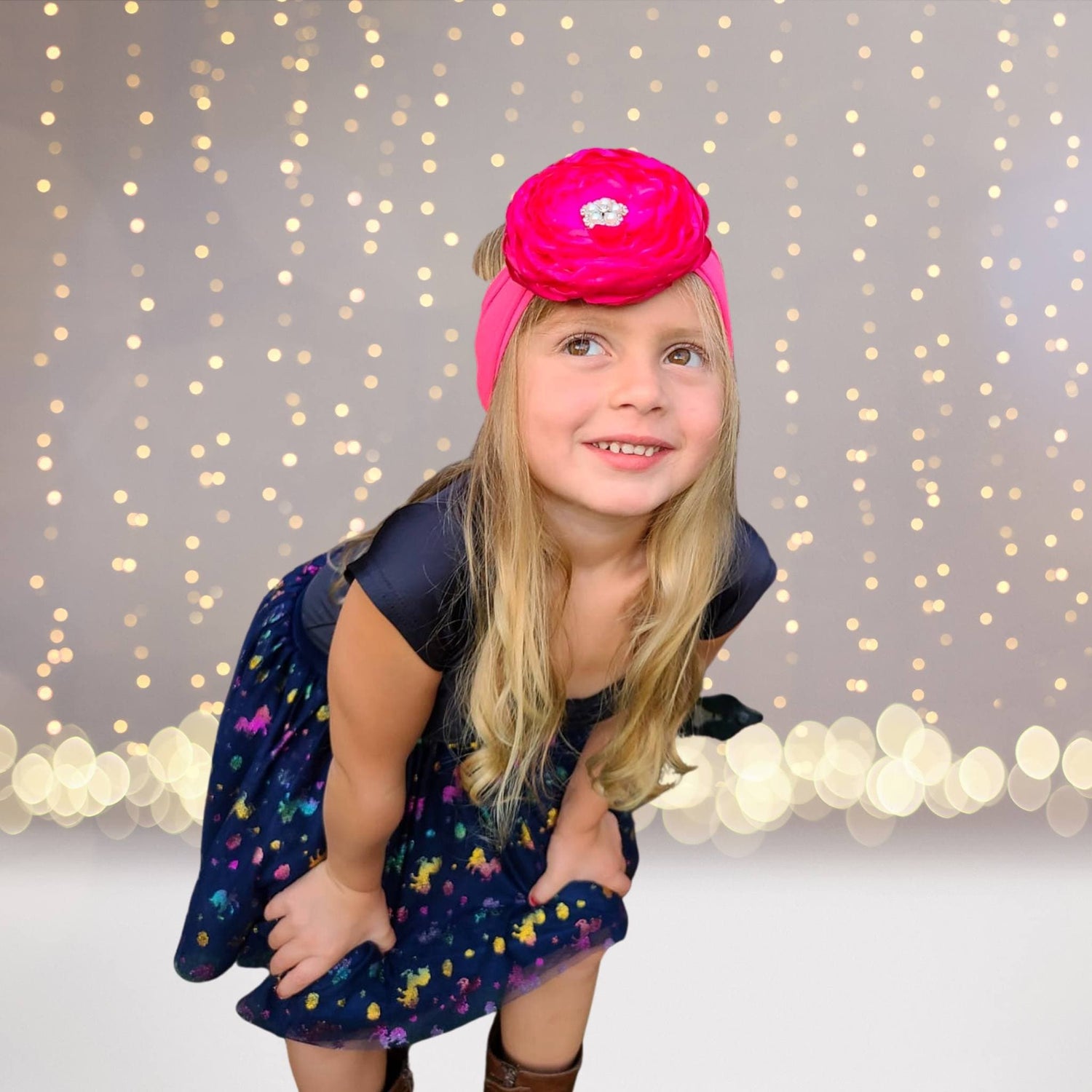 Headband - Vintage Burned Flower Headband