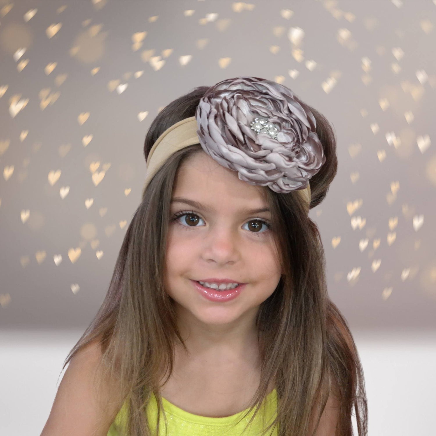 Headband - Vintage Burned Flower Headband