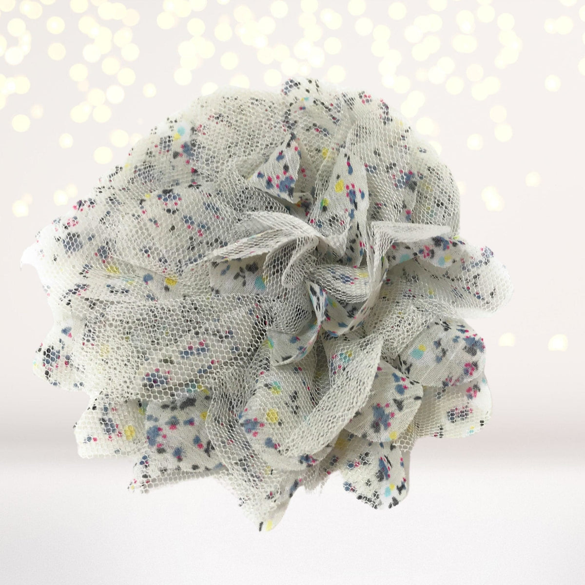 Hair Flower - Vintage Tulle Hair Flower Clips