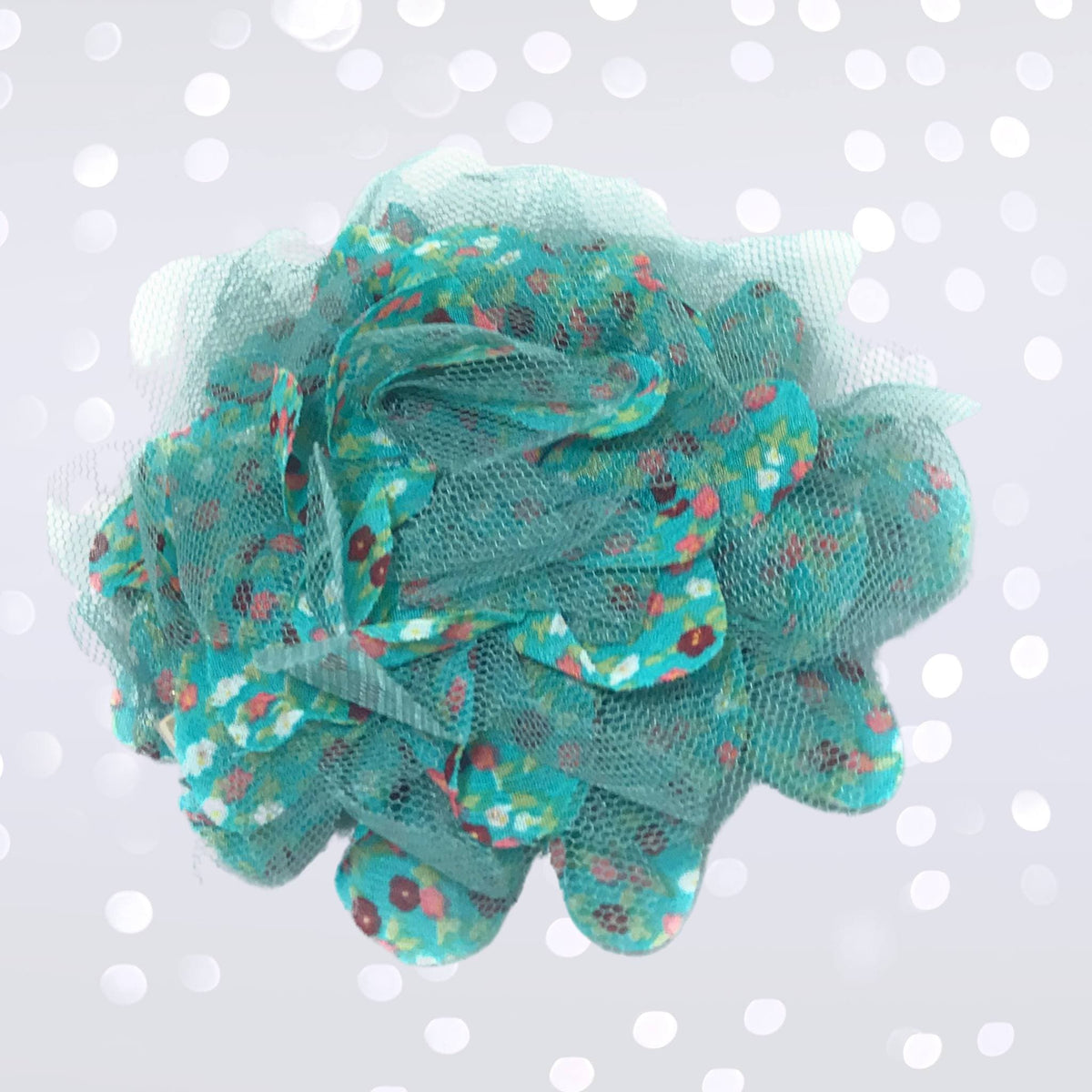Hair Flower - Vintage Tulle Hair Flower Clips